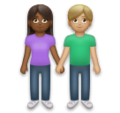 Woman And Man Holding Hands Emoji Lg