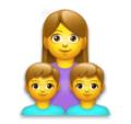 Family Woman Boy Boy Emoji Lg