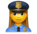 Woman Police Officer Emoji Lg