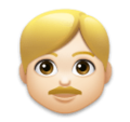 Man Blond Hair Emoji Lg