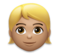 Person Blond Hair Emoji Lg