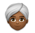 Woman Wearing Turban Emoji Lg