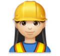 Woman Construction Worker Emoji Lg