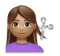 Woman Getting Haircut Emoji Lg