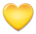 Yellow Heart Emoji Lg