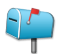 Closed Mailbox With Raised Flag Emoji Lg