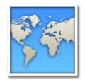 World Map Emoji Lg