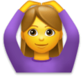 Woman Gesturing Ok Emoji Lg