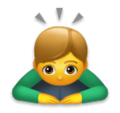 Man Bowing Emoji Lg