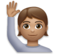 Person Raising Hand Emoji Lg