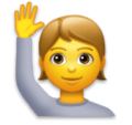 Person Raising Hand Emoji Lg