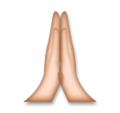 Folded Hands Emoji Lg