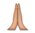 Folded Hands Emoji Lg