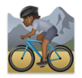 Person Mountain Biking Emoji Lg