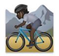 Person Mountain Biking Emoji Lg