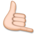 Call Me Hand Emoji Lg