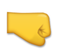 Right Facing Fist Emoji Lg