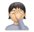 Person Facepalming Emoji Lg