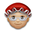 Mrs Claus Emoji Lg