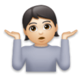 Person Shrugging Emoji Lg