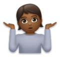 Person Shrugging Emoji Lg