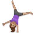 Woman Cartwheeling Emoji Lg