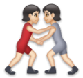 People Wrestling Emoji Lg
