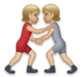 People Wrestling Emoji Lg