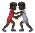People Wrestling Emoji Lg