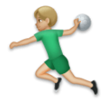 Man Playing Handball Emoji Lg
