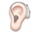 Ear With Hearing Aid Emoji Lg