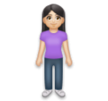 Woman Standing Emoji Lg
