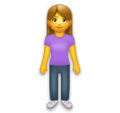 Woman Standing Emoji Lg