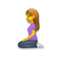 Woman Kneeling Emoji Lg