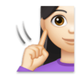 Deaf Woman Emoji Lg