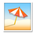 Umbrella On Ground Emoji Lg