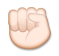 Raised Fist Emoji Lg