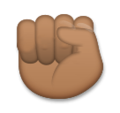 Raised Fist Emoji Lg