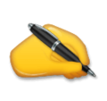 Writing Hand Emoji Lg