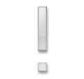 White Exclamation Mark Emoji Lg