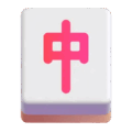 Mahjong Red Dragon Emoji Microsoft-teams
