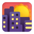 Sunset Emoji Microsoft-teams