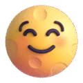 Full Moon Face Emoji Microsoft-teams