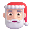Santa Claus Emoji Microsoft-teams