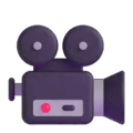 Movie Camera Emoji Microsoft-teams