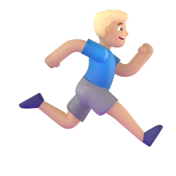 Man Running Facing Right Emoji Microsoft-teams