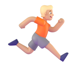 Person Running Facing Right Emoji Microsoft-teams