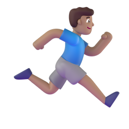 Man Running Facing Right Emoji Microsoft-teams