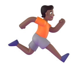 Person Running Facing Right Emoji Microsoft-teams