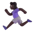 Woman Running Emoji Microsoft-teams